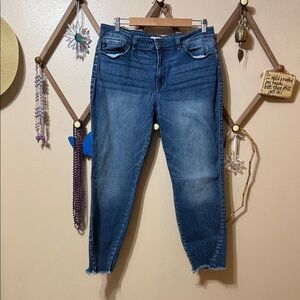 KanCan Dark Blue Ankle Jeans
